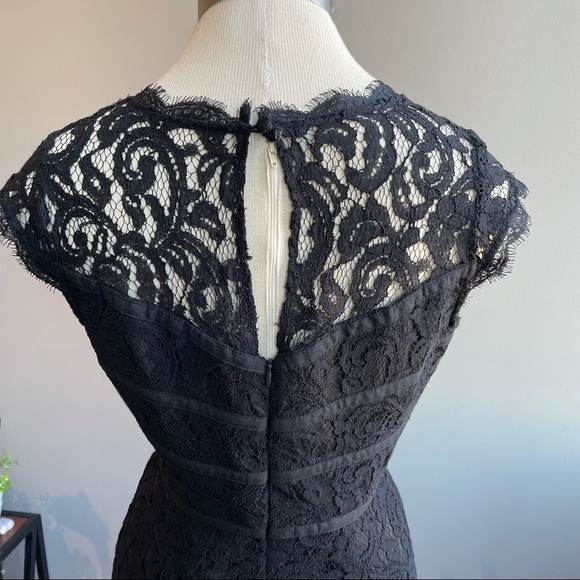 NWT-Adrianna Papell lace cap sleeve dress, size 6 - Picture 5 of 9
